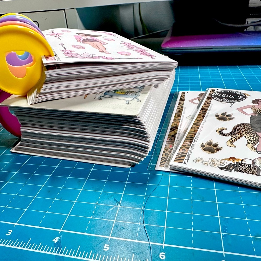 Huge lot of planners anonymous stickers